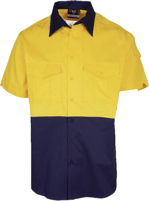 Mens HiVis- S/S- Yellow - Loader