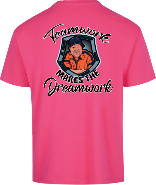 Unisex T-Shirt- Gazza- One Team- Pink