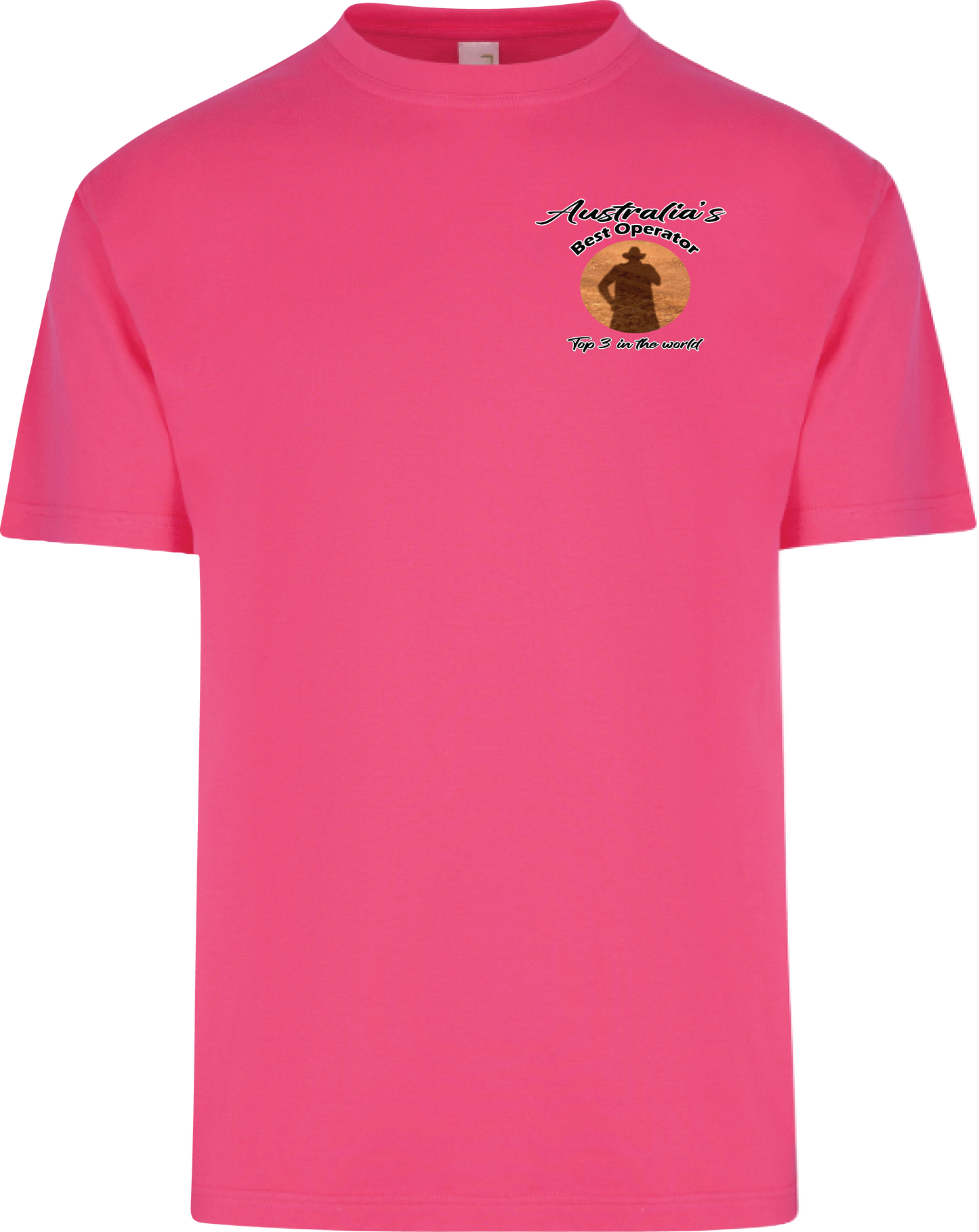 Unisex T-Shirt- Reggie- Pulling Off- Pink