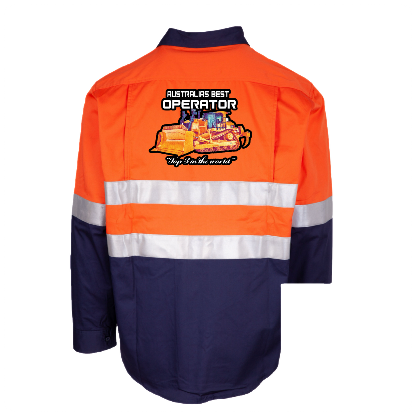 Mens HiVis- Australia’s best operator- Dozer- ORANGE