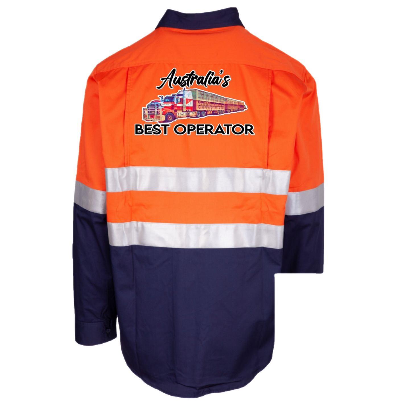 Mens HiVis- Australia’s best operator- 9oh- ORANGE