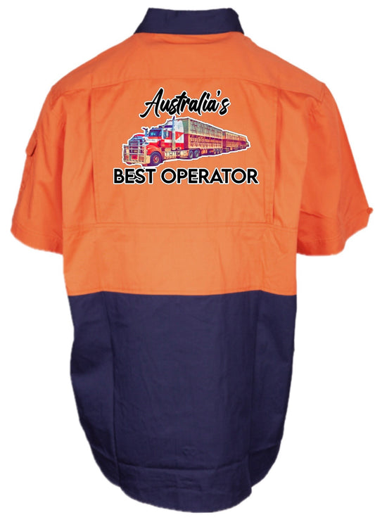 Mens HiVis- S/S- Orange - 9OH