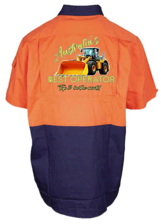 Mens HiVis- S/S- Orange - Loader