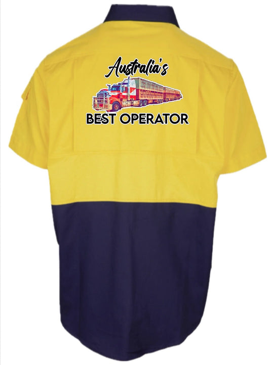 Mens HiVis- S/S- Yellow - 9OH