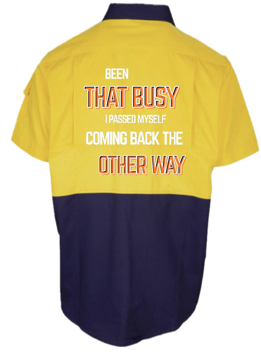 Mens HiVis- S/S- Yellow - That Busy