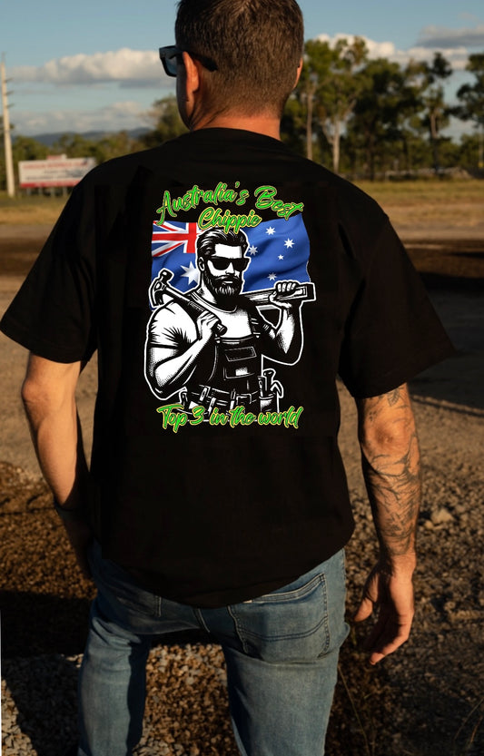 Mens T-Shirt- Australia’s best Chippie v2.0