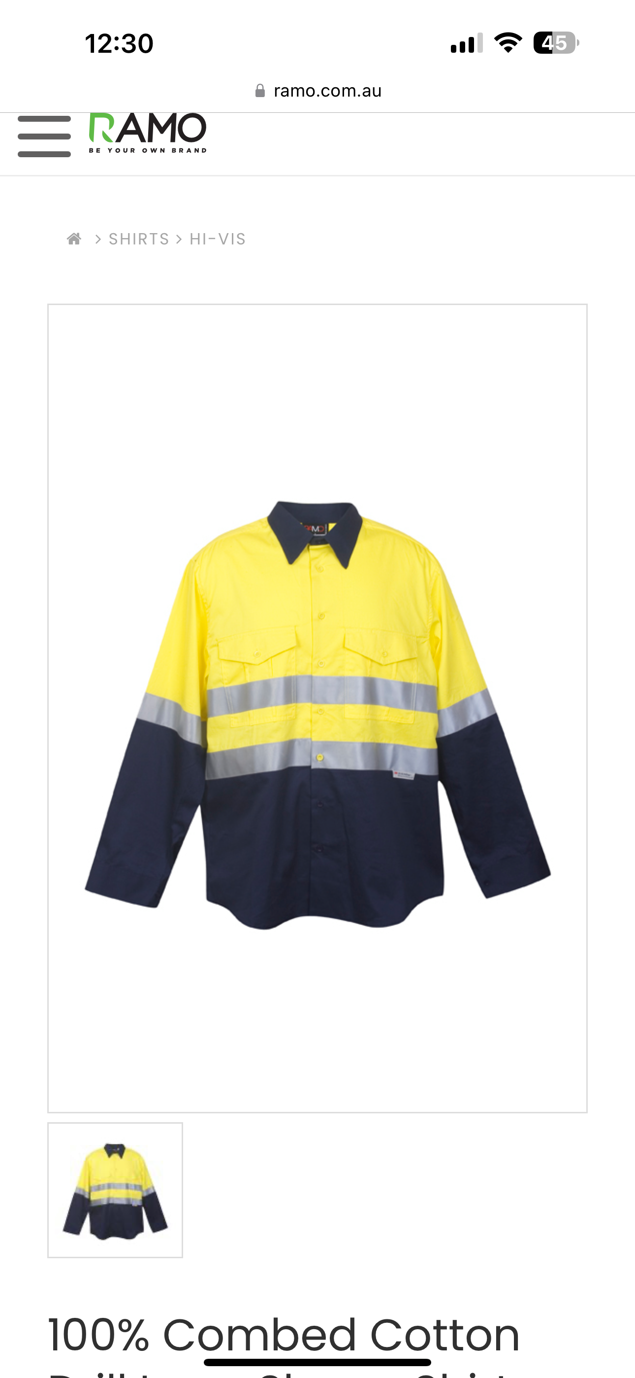 Mens HiVis- Australia’s best operator- Tractor- YELLOW