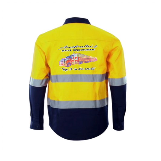 Mens HiVis- Australia’s best operator- 9oh- YELLOW