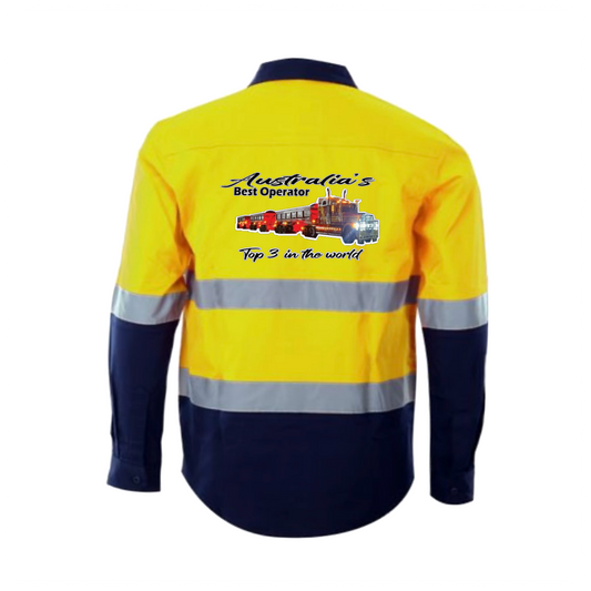 Mens HiVis- Australia’s best operator- Truck- YELLOW