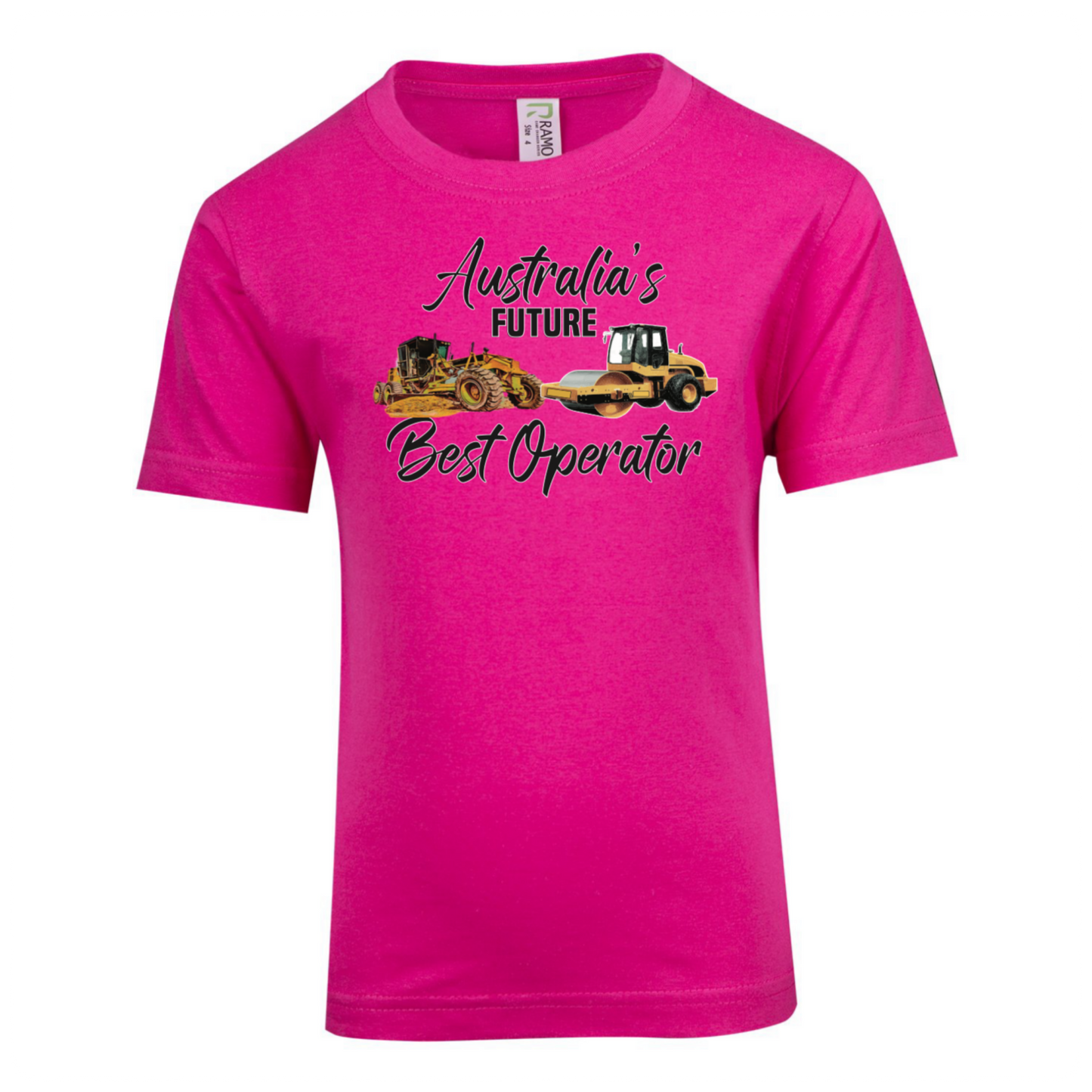 Kids T-Shirt-Grader Roller- Pink