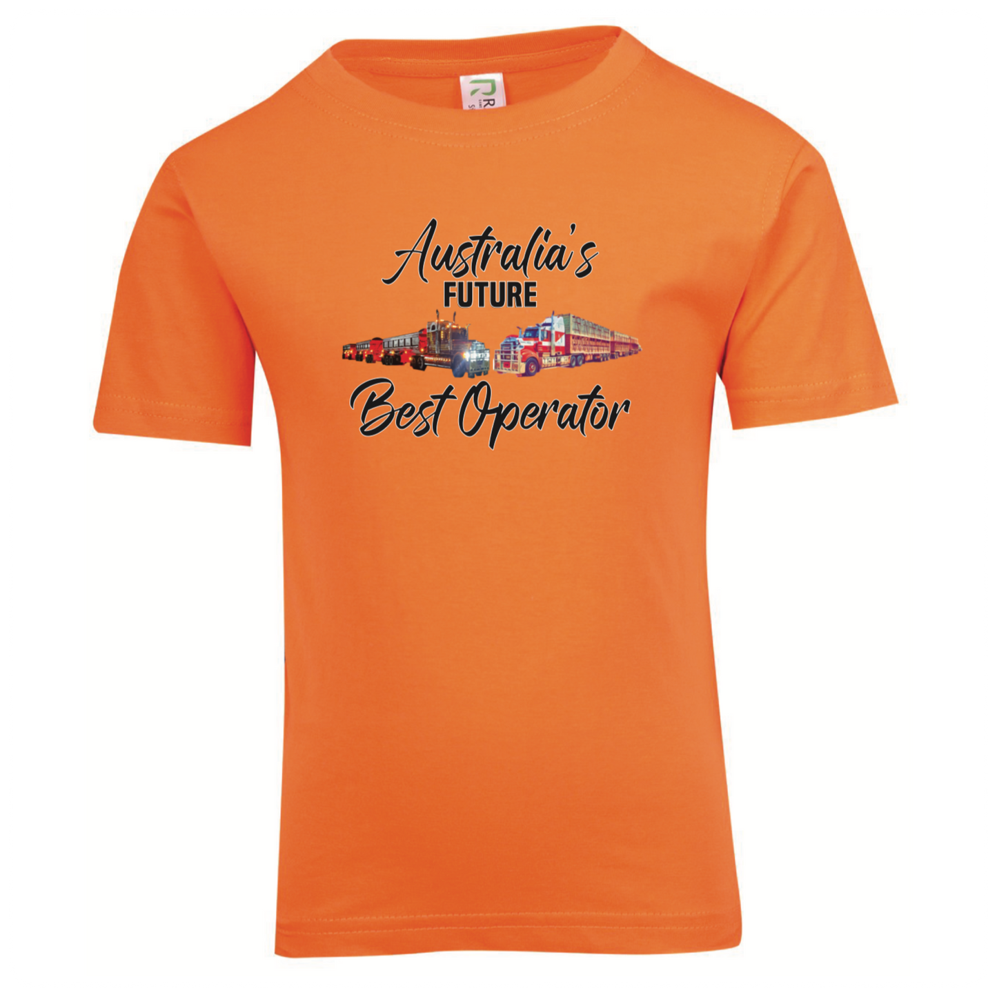 Kids T-Shirt- Truck- Orange