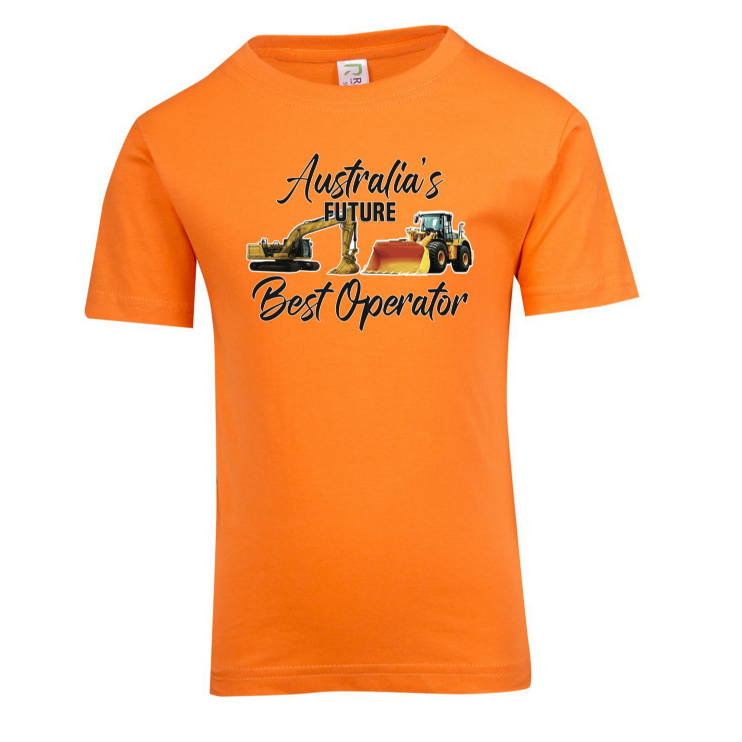 Kids T-Shirt-Exc Loader- Orange