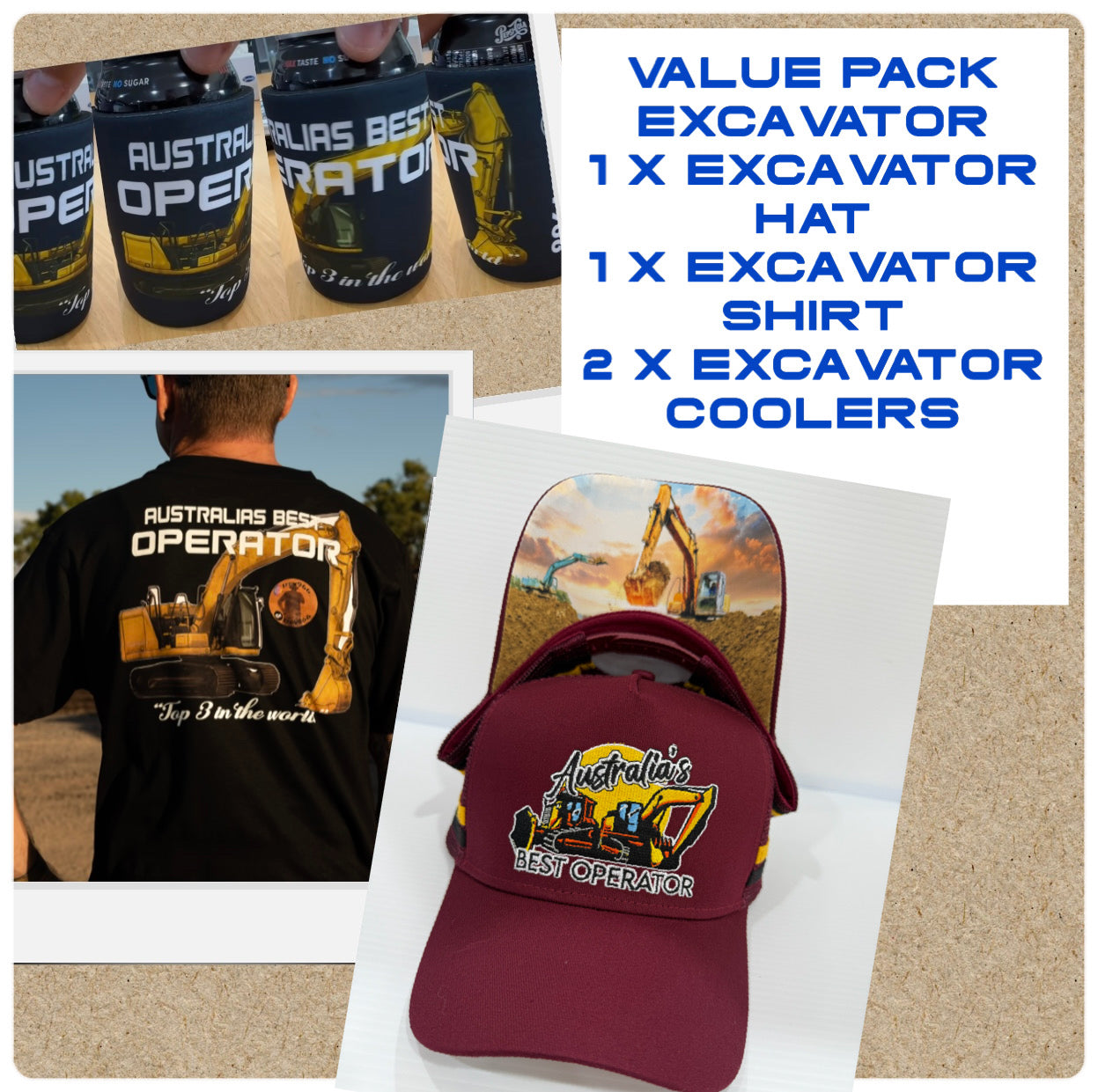 Value Pack- Excavator Pack
