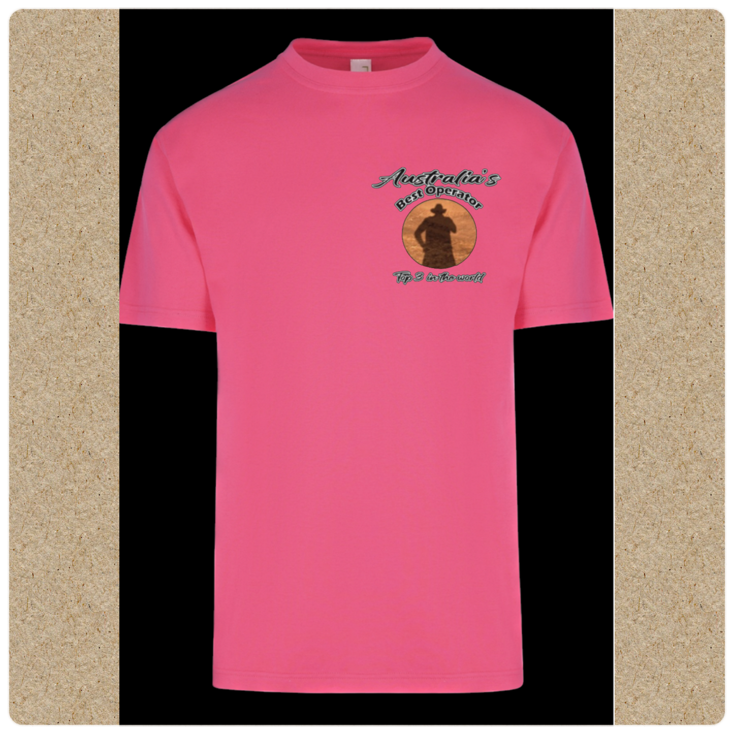 Ladies T-Shirt- Aus Best Operator- excavator