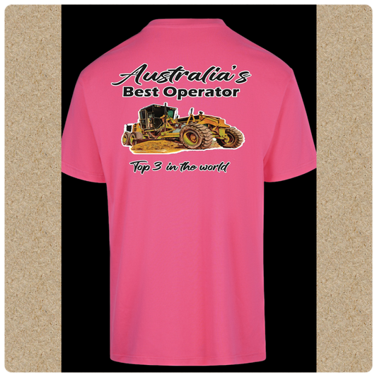 Ladies T-Shirt- Aus Best Operator- Grader