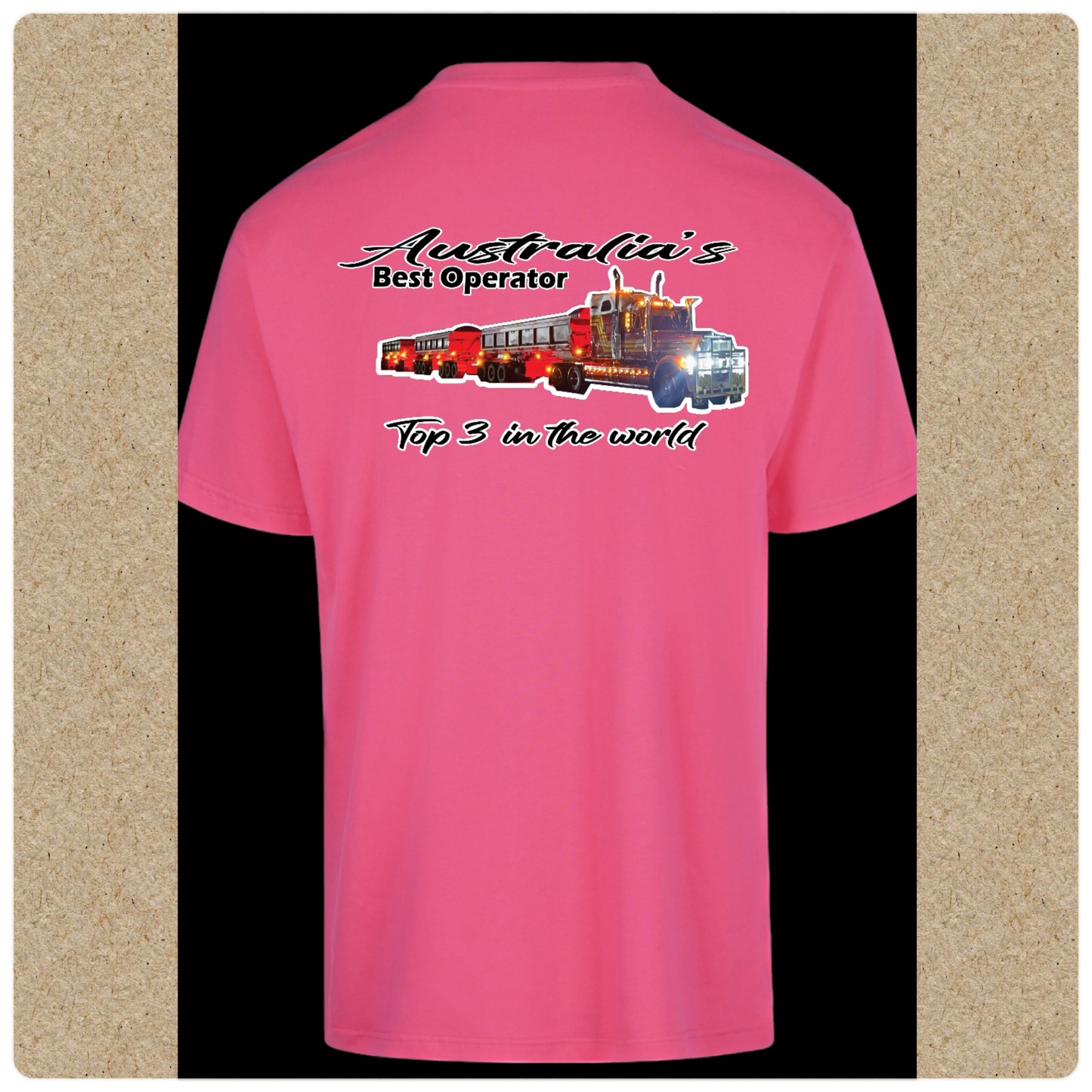 Ladies T-Shirt- Aus Best Operator- truck