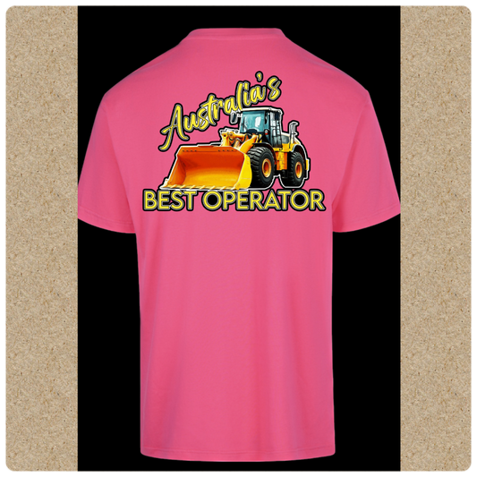 Ladies T-Shirt- Aus Best Operator- Loader