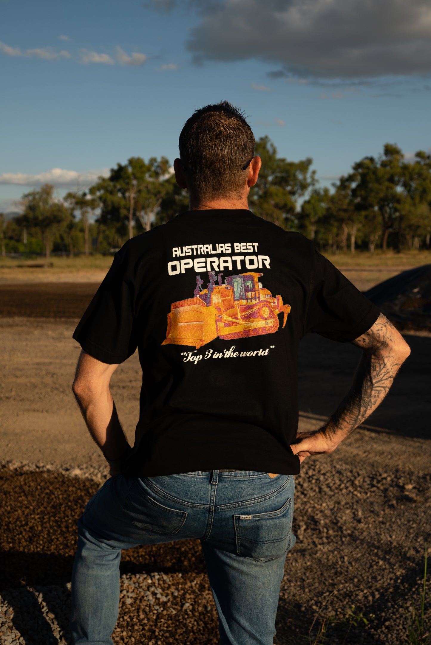 Mens T-Shirt- Australia’s best operator- Dozer