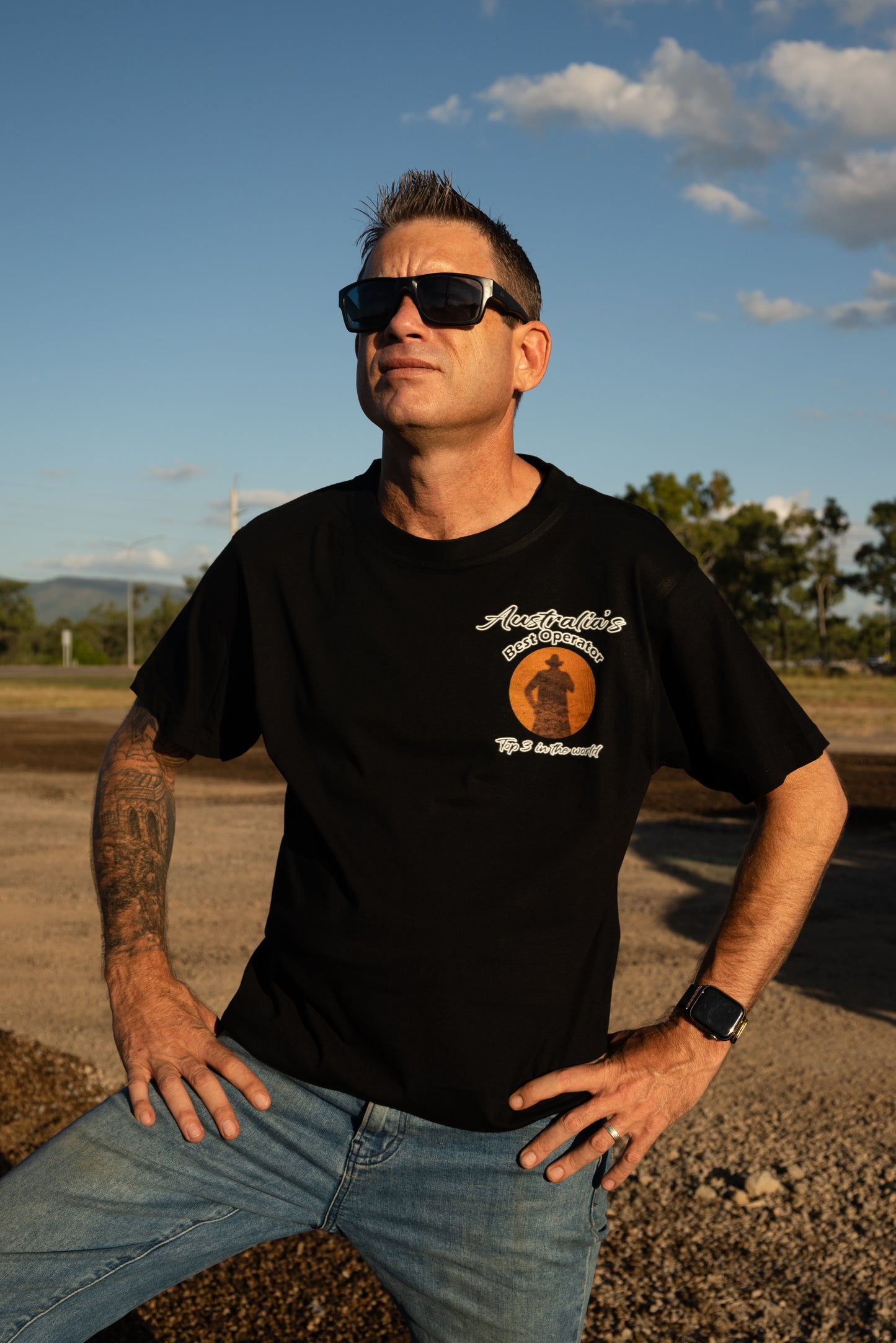 Mens T-Shirt- Australia’s best operator- Truck