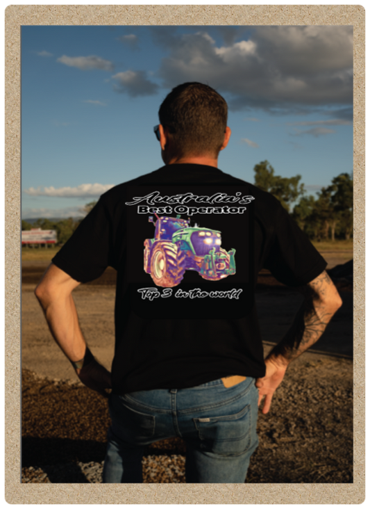 Mens T-Shirt- Australia’s best operator- Tractor