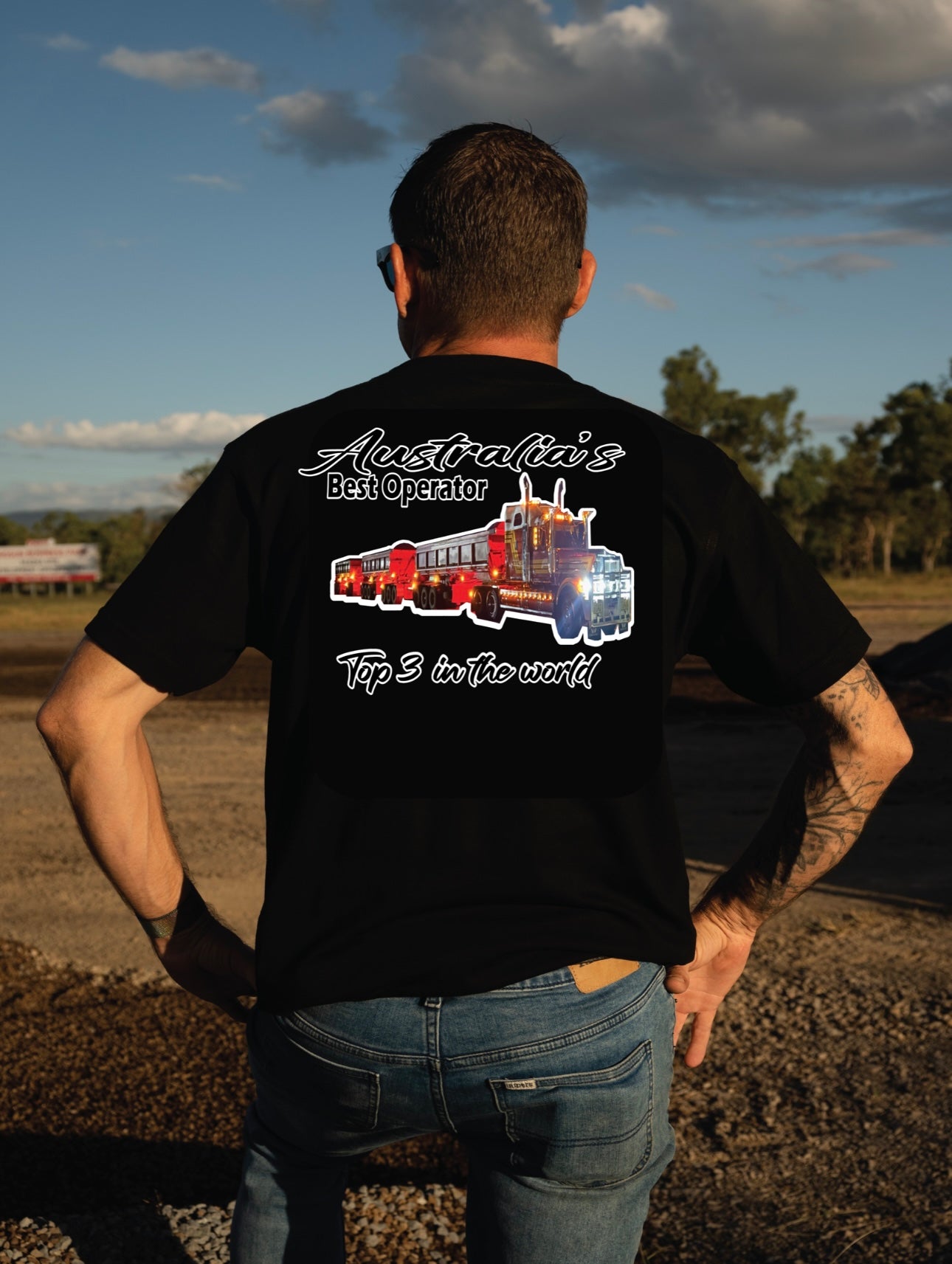 Mens T-Shirt- Australia’s best operator- Truck